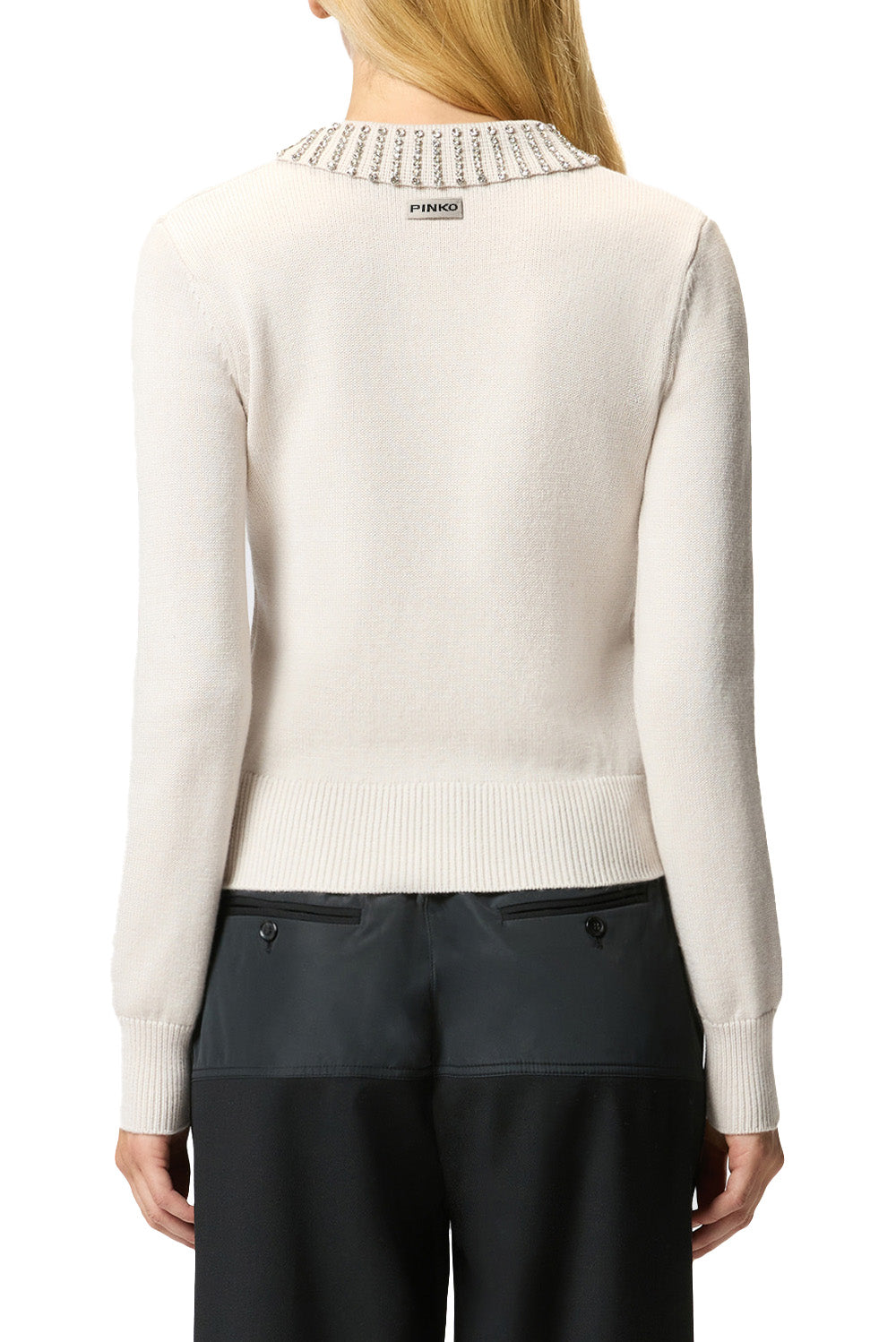  Pinko Maglione Ventotene Grigio Woman - 3