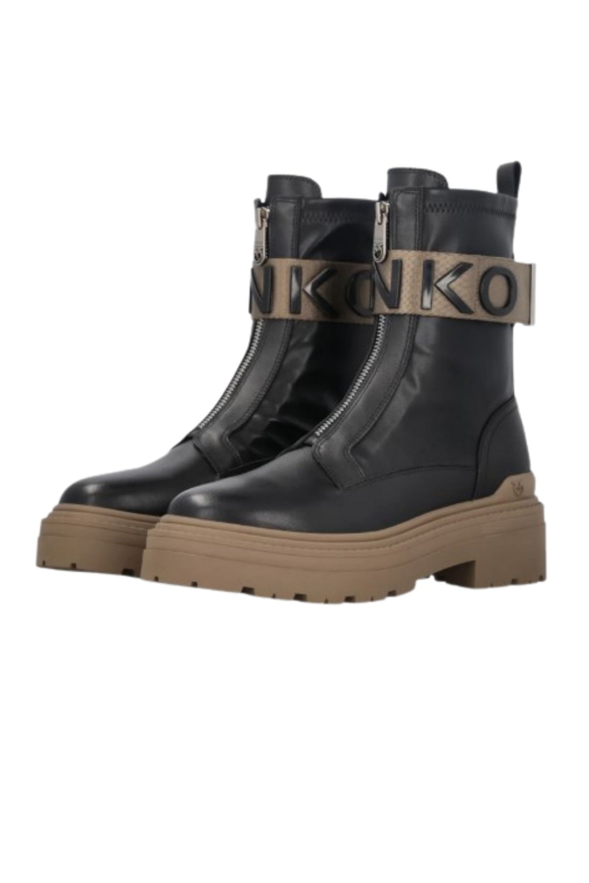  Pinko Stivali Platform Con Logo Lettering Woman - 2