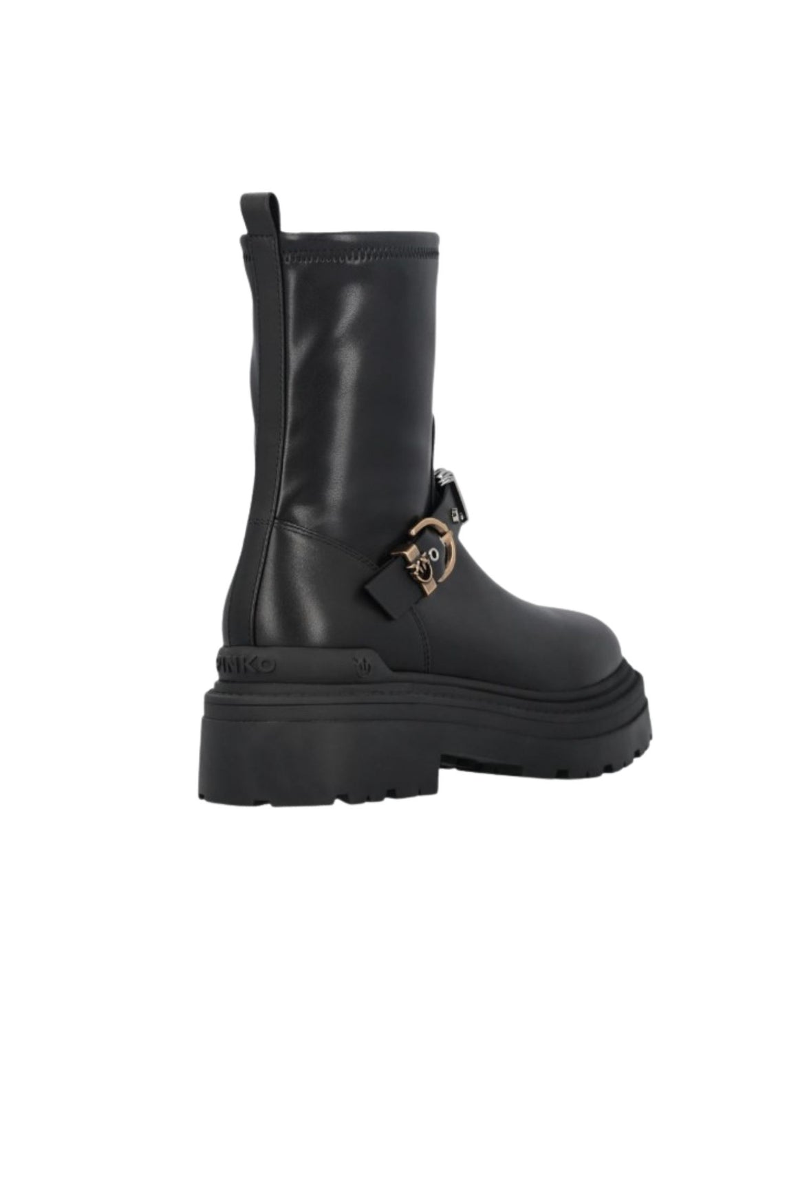  Pinko Stivaletti Colore Nero Con Inserti Metallici Woman - 3