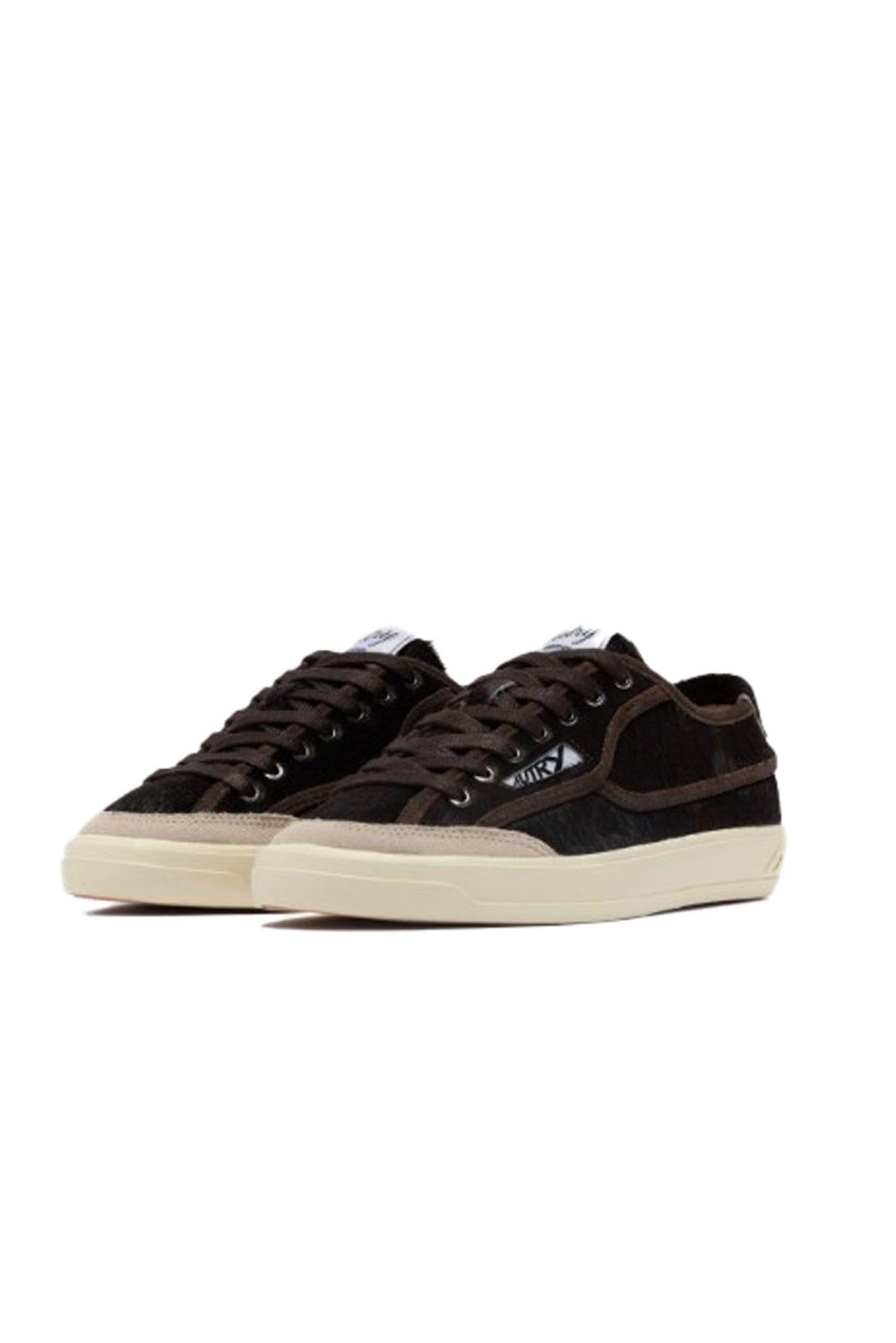  Autry Sneakers Windscape Effetto Cavallino Pony Suede Brown Woman - 2