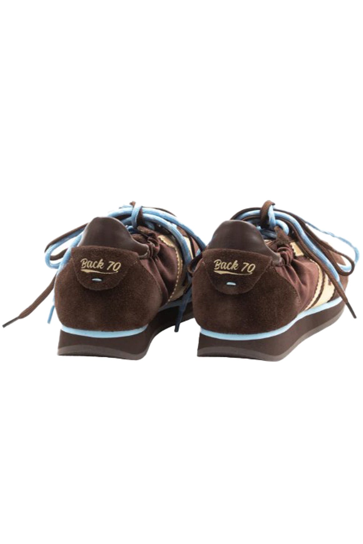  Back70 Back 70 Sneaker Rocket Velvet Coffee Gold Woman - 3