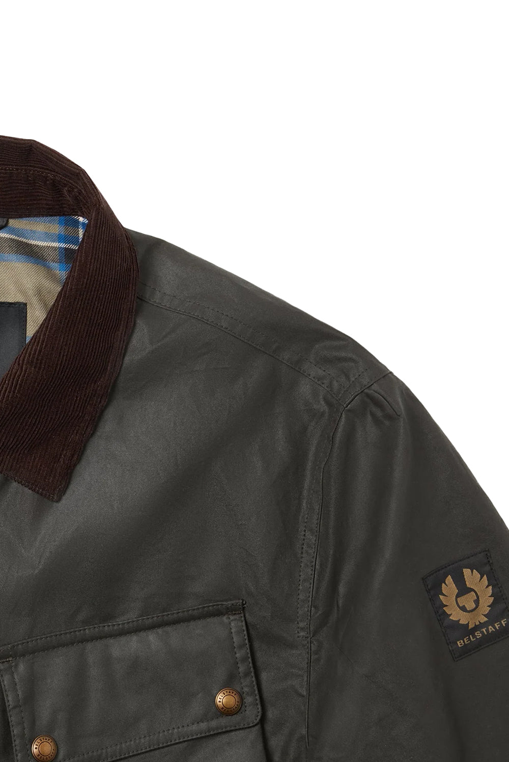  Belstaff Giacca Ground Faded Olive Uomo - 3
