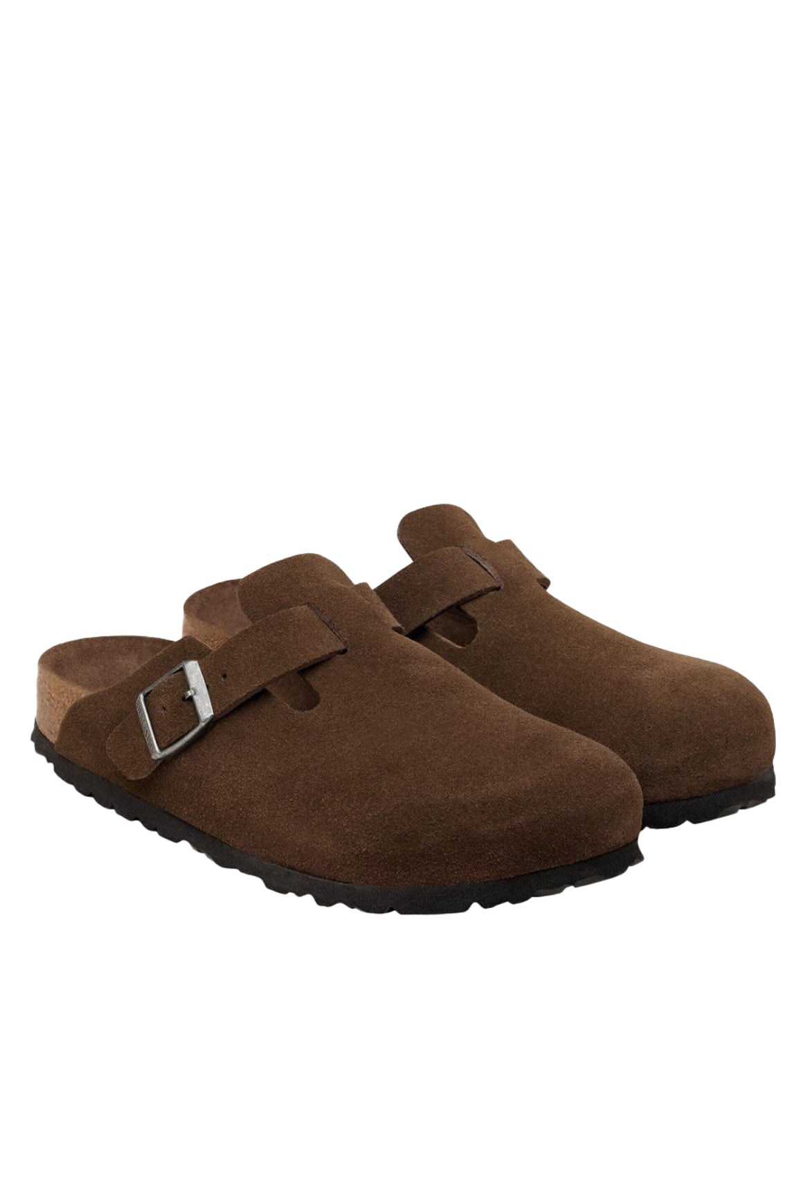  Birkenstock Boston Pelle Scamosciata Plantare Morbido Carafe Tonal Woman - 2