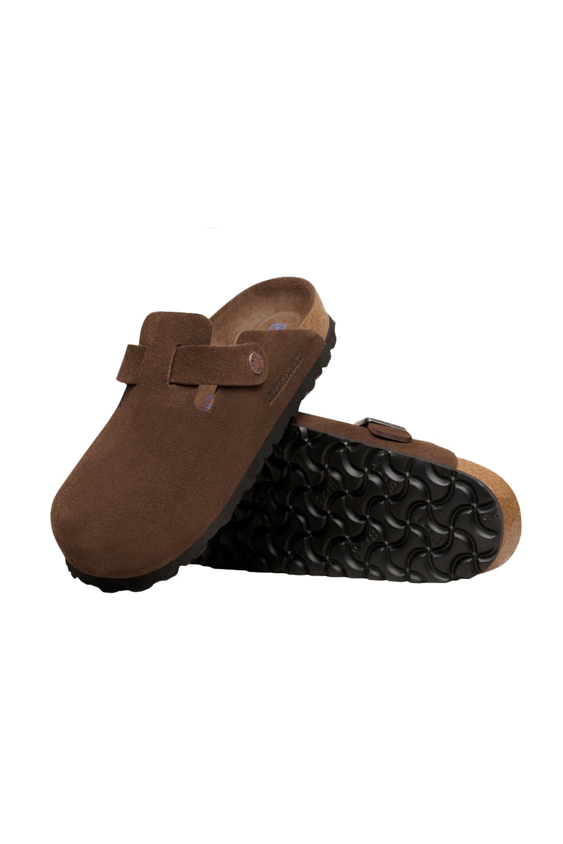  Birkenstock Boston Pelle Scamosciata Plantare Morbido Carafe Tonal Woman - 3