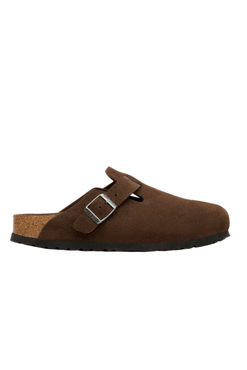  Birkenstock Boston Pelle Scamosciata Plantare Morbido - 2