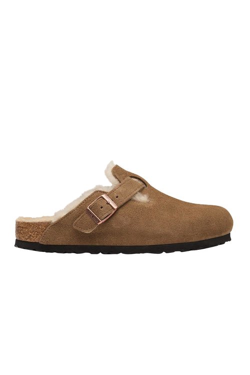  Birkenstock Boston Pelle Scamosciata Shearling - 4