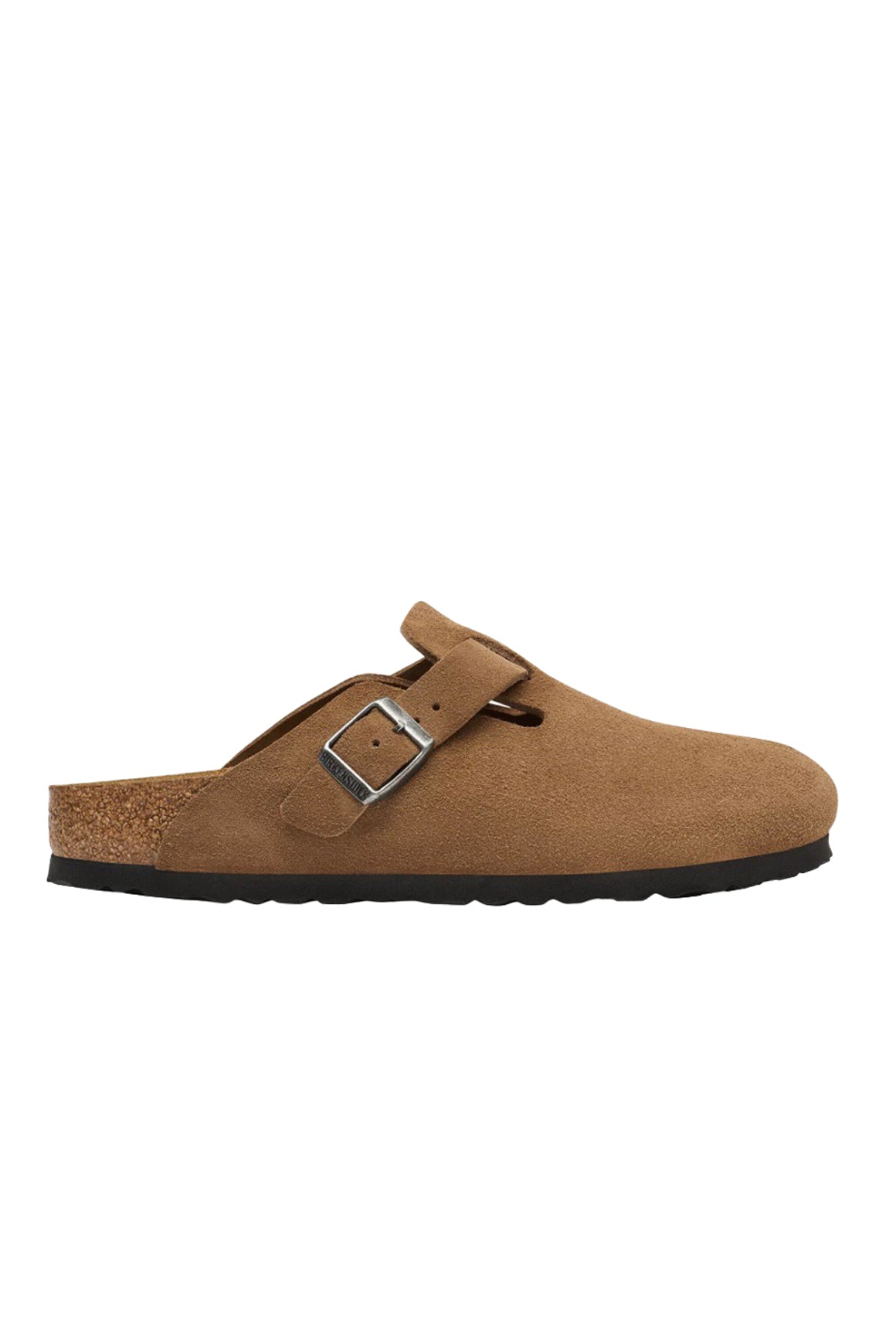  Birkenstock Boston Pelle Scamosciata Dark Tea Woman - 1