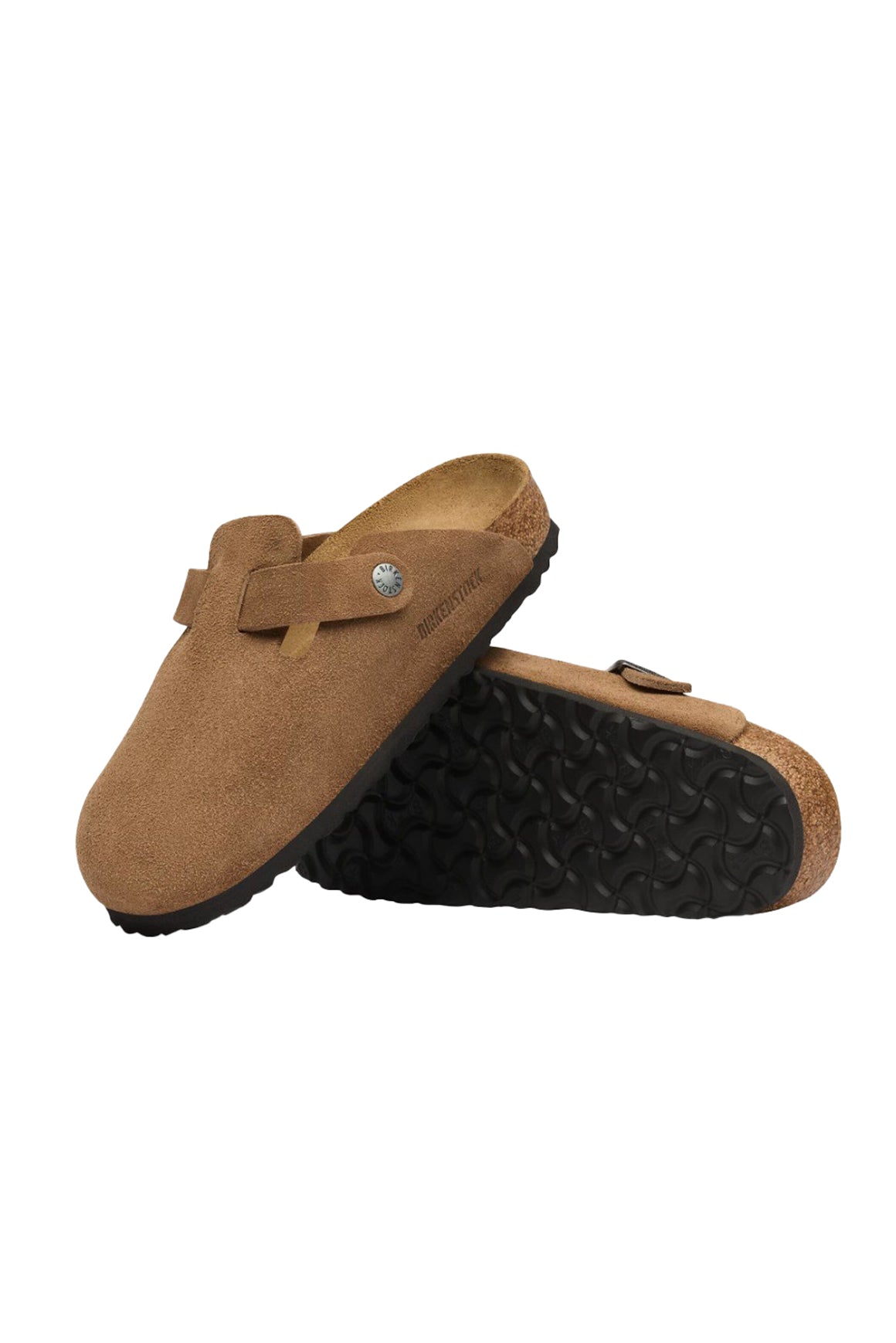  Birkenstock Boston Pelle Scamosciata Dark Tea Woman - 3