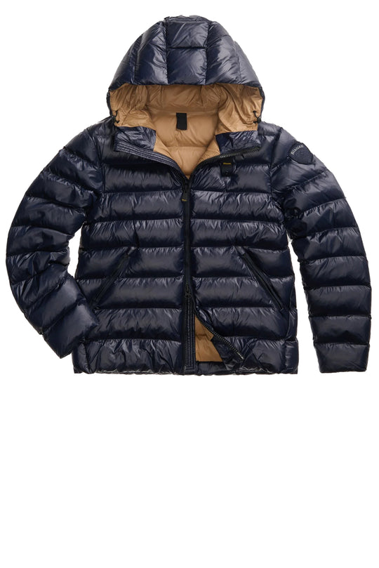 Blauer Giubbino Corto Adams