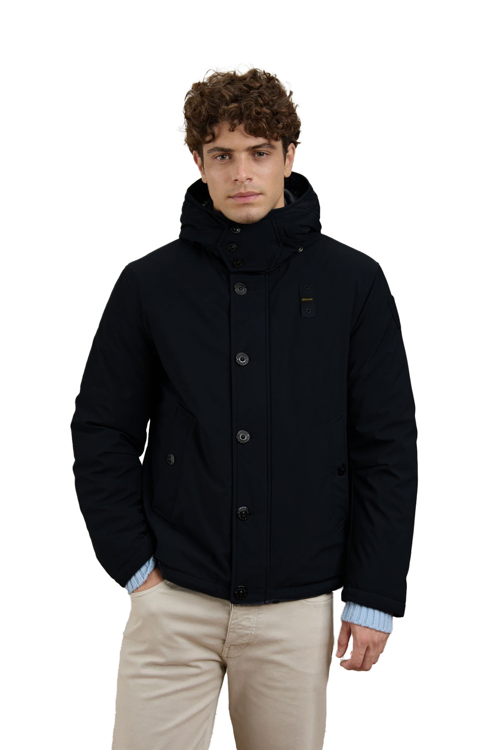 Blauer Giubbetto Neoprene Andrew Nero Uomo - 2