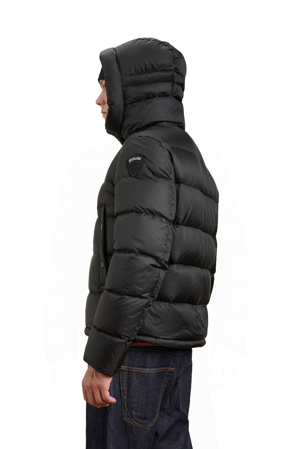  Blauer Giacca Piumino Clipper Nero Uomo - 3
