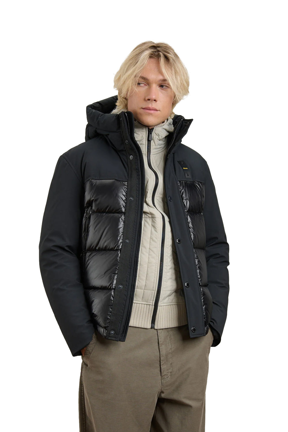  Blauer Piumino Brook Nero Uomo - 2