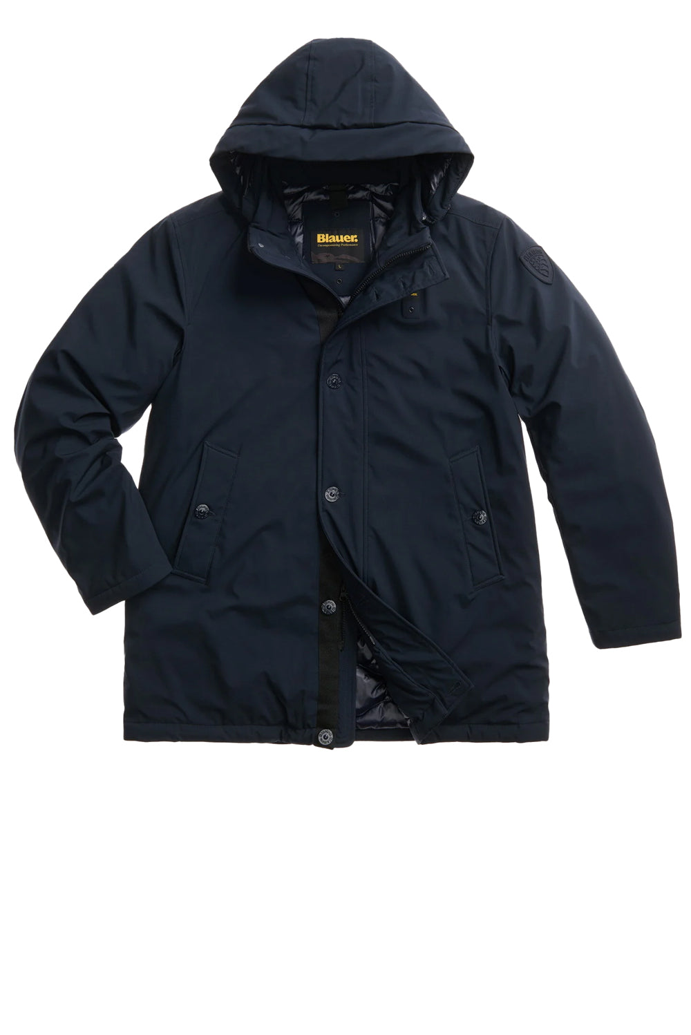  Blauer Parka Cappuccio Removibile Chester Blu Uomo - 1
