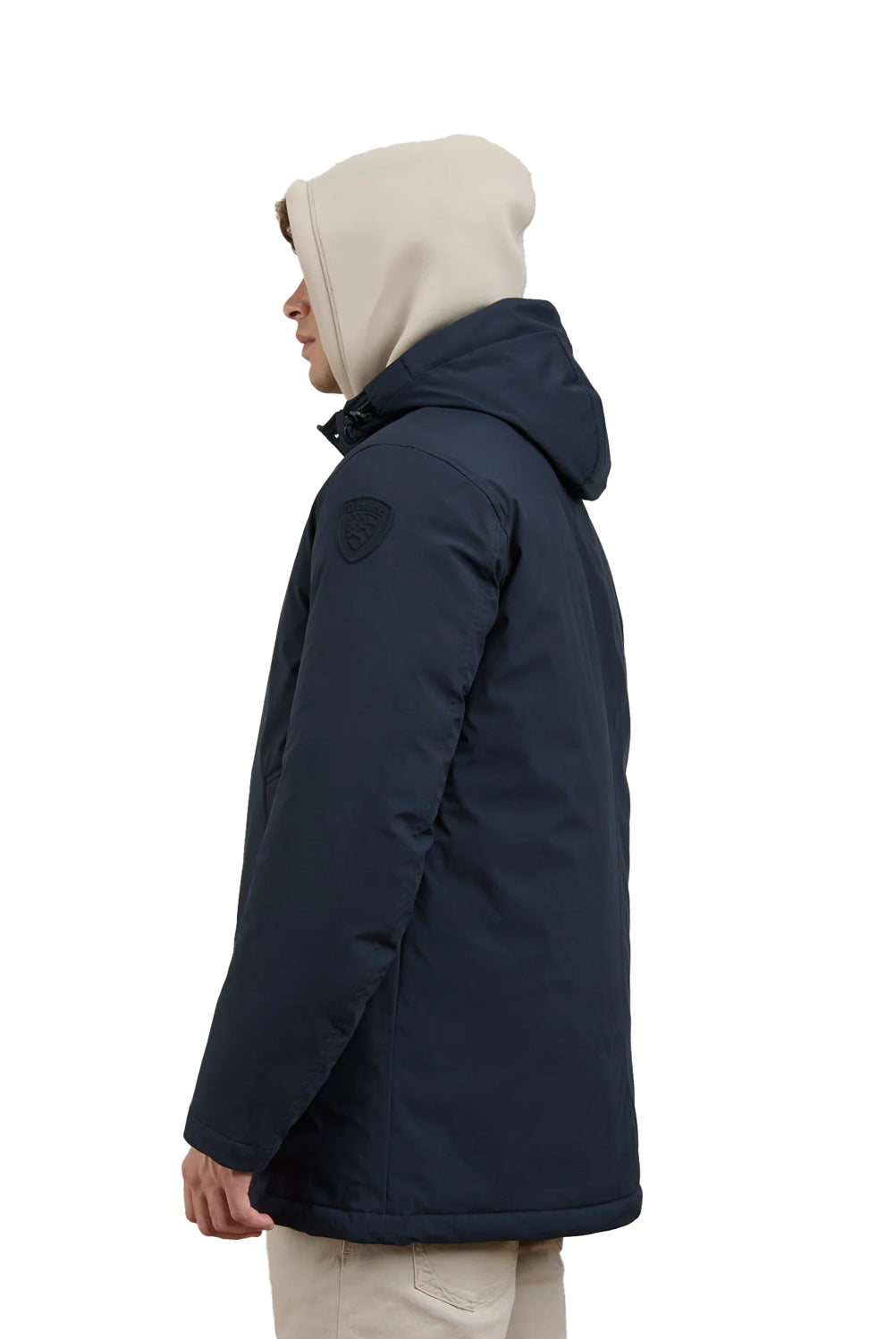  Blauer Parka Cappuccio Removibile Chester Blu Uomo - 3