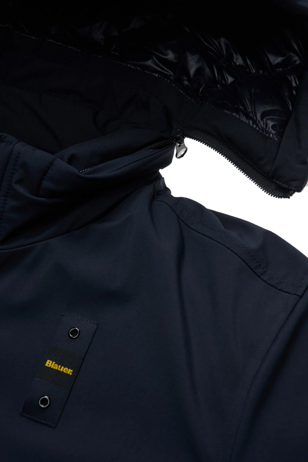  Blauer Parka Cappuccio Removibile Chester Blu Uomo - 4