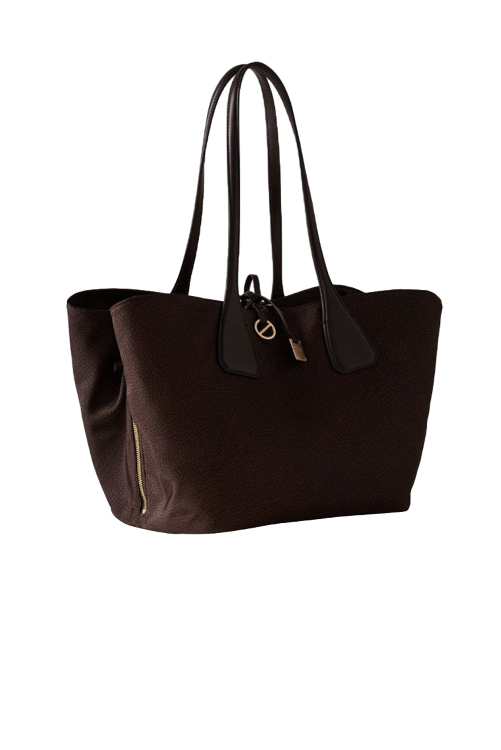  Borbonese Vis A Vis Shopping Medium Cioccolato Woman - 2