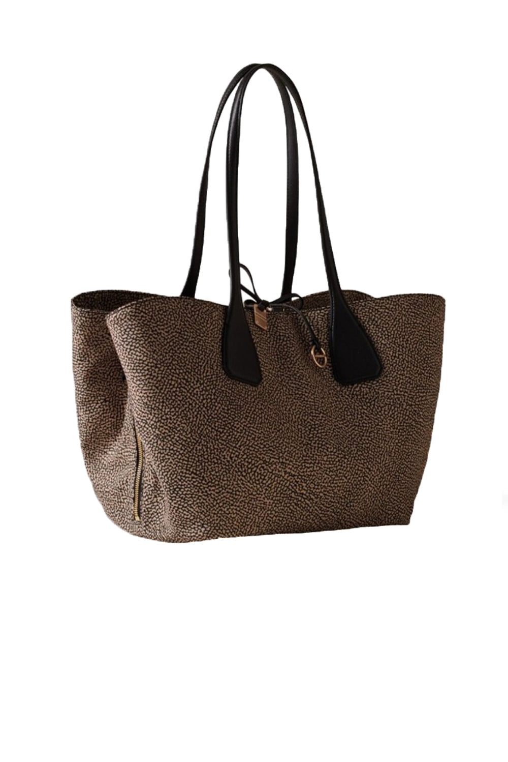  Borbonese Vis A Vis Shopping Medium Op Natural Woman - 2