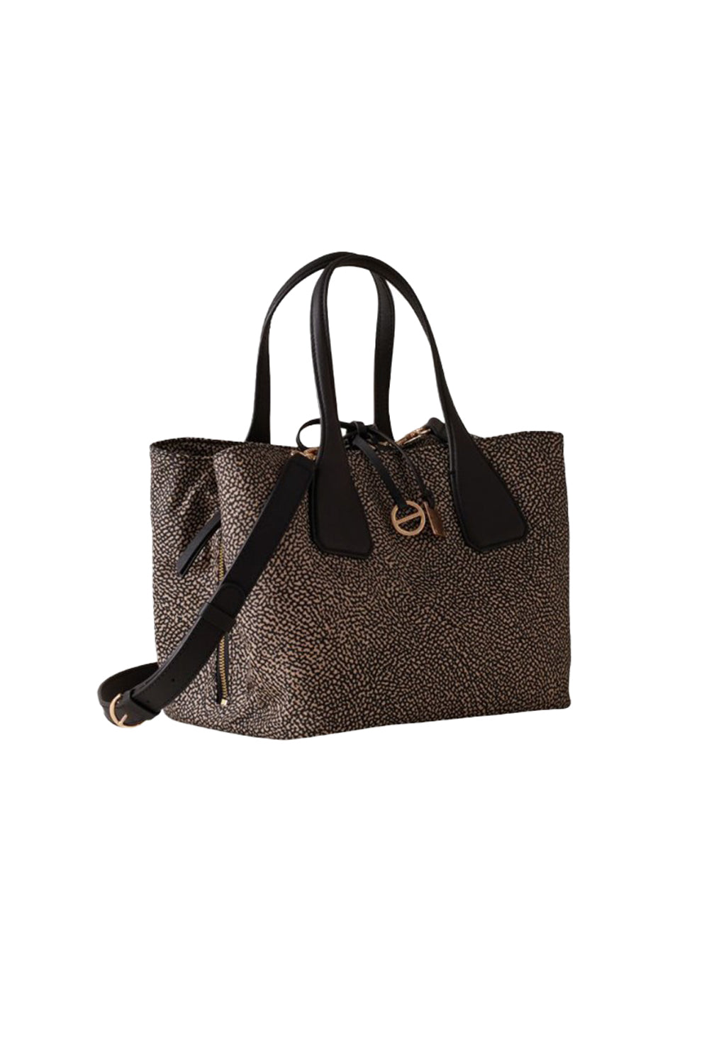  Borbonese Vis A Vis Bauletto Medium Op Natural Woman - 2