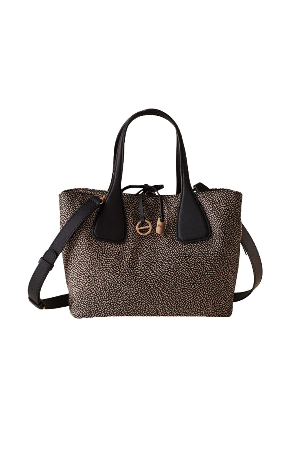  Borbonese Vis A Vis Bauletto Medium Op Natural Woman - 1