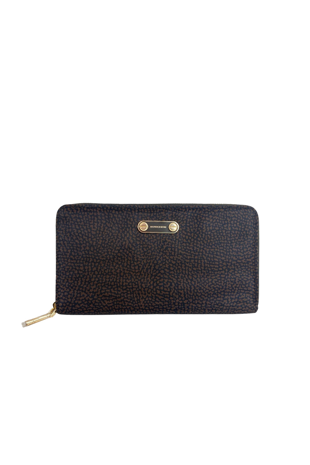  Borbonese Portafoglio Zip Around Large Cioccolato Woman - 1