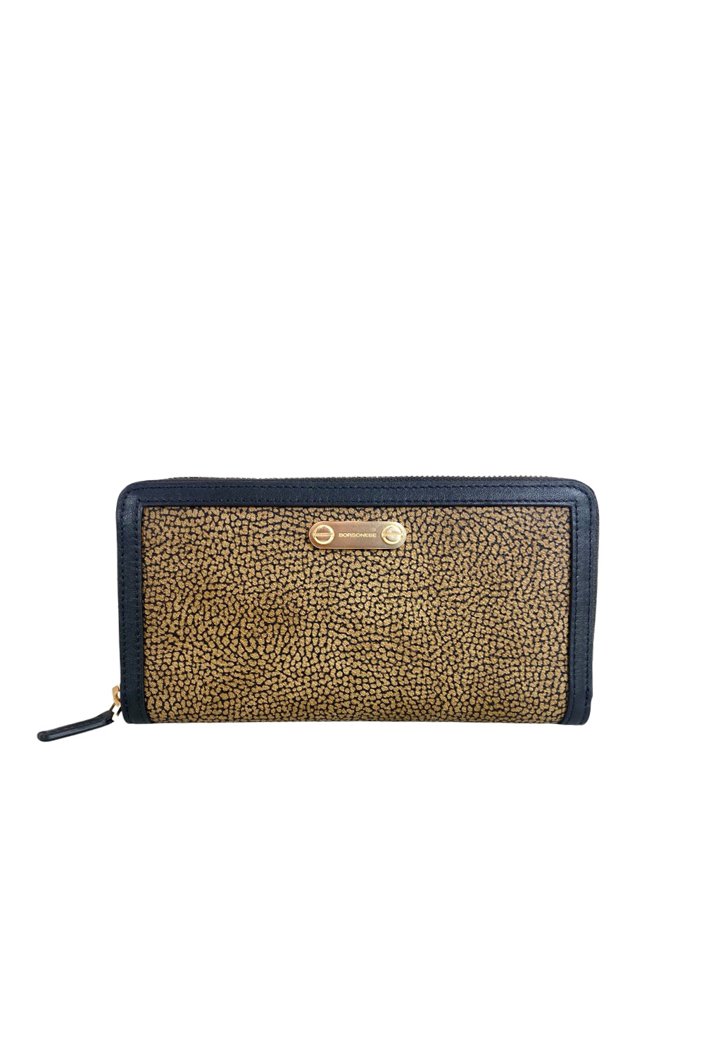  Borbonese Portafoglio Zip Around Large Tela Op Natural Woman - 1