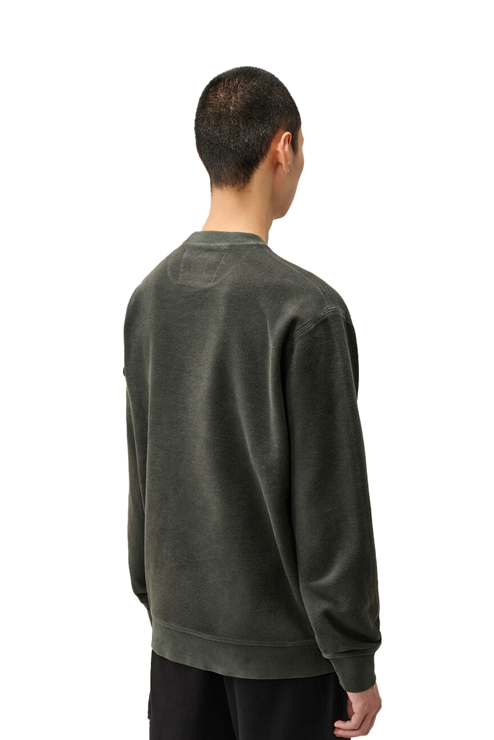  Cp Company Felpa Girocollo Cotone 985 Raven Uomo - 3