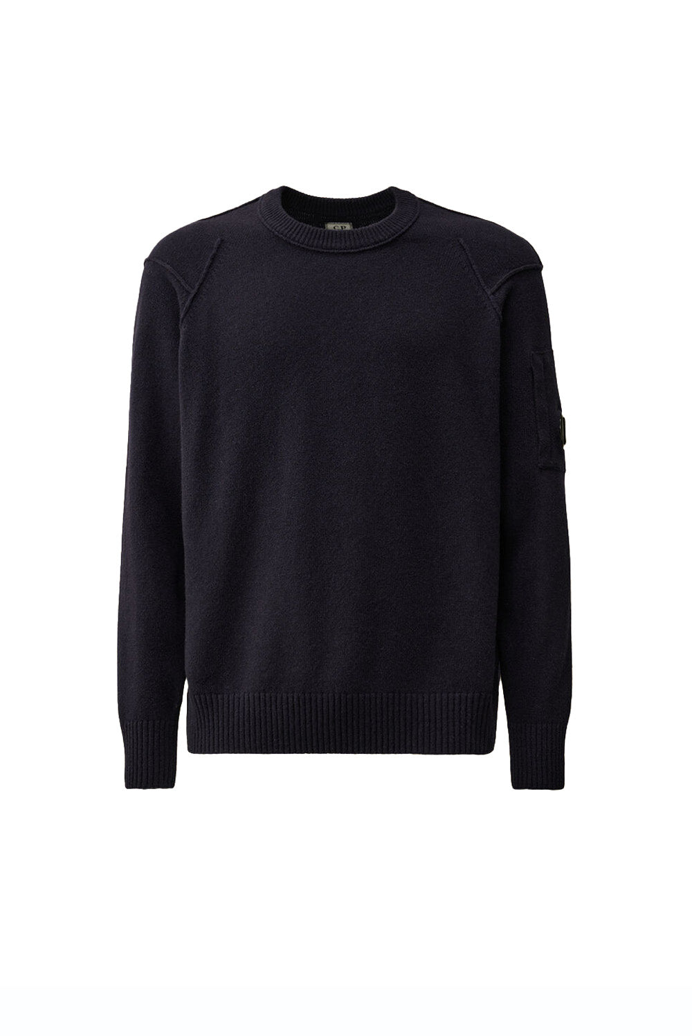  Cp Company Crewneck Lens Sweater 888 Total Eclipse Uomo - 1