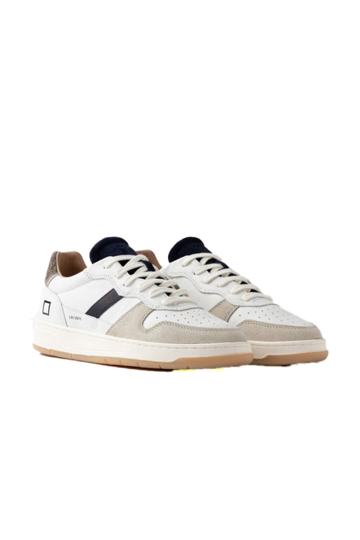  Date D.a.t.e. Sneakers Court 2.0 White Brown Uomo - 2