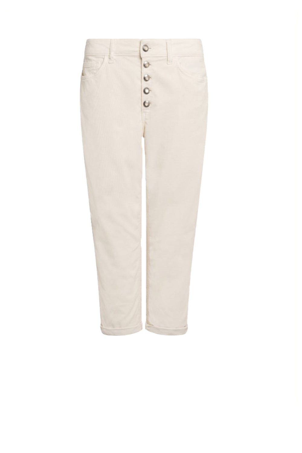  Dondup Jeans Donna Koons Loose Velluto 005 Ivory Woman - 1