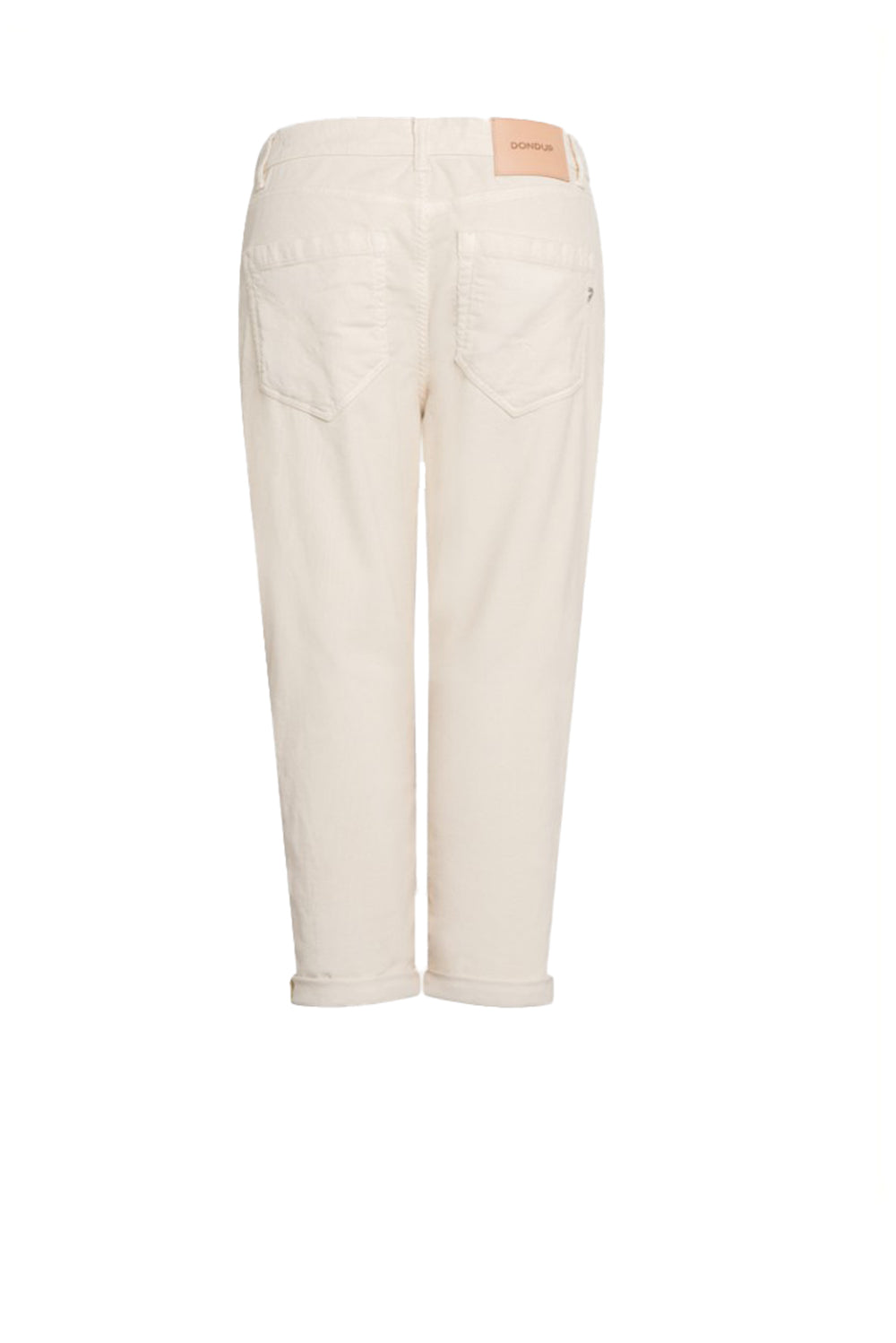  Dondup Jeans Donna Koons Loose Velluto 005 Ivory Woman - 2