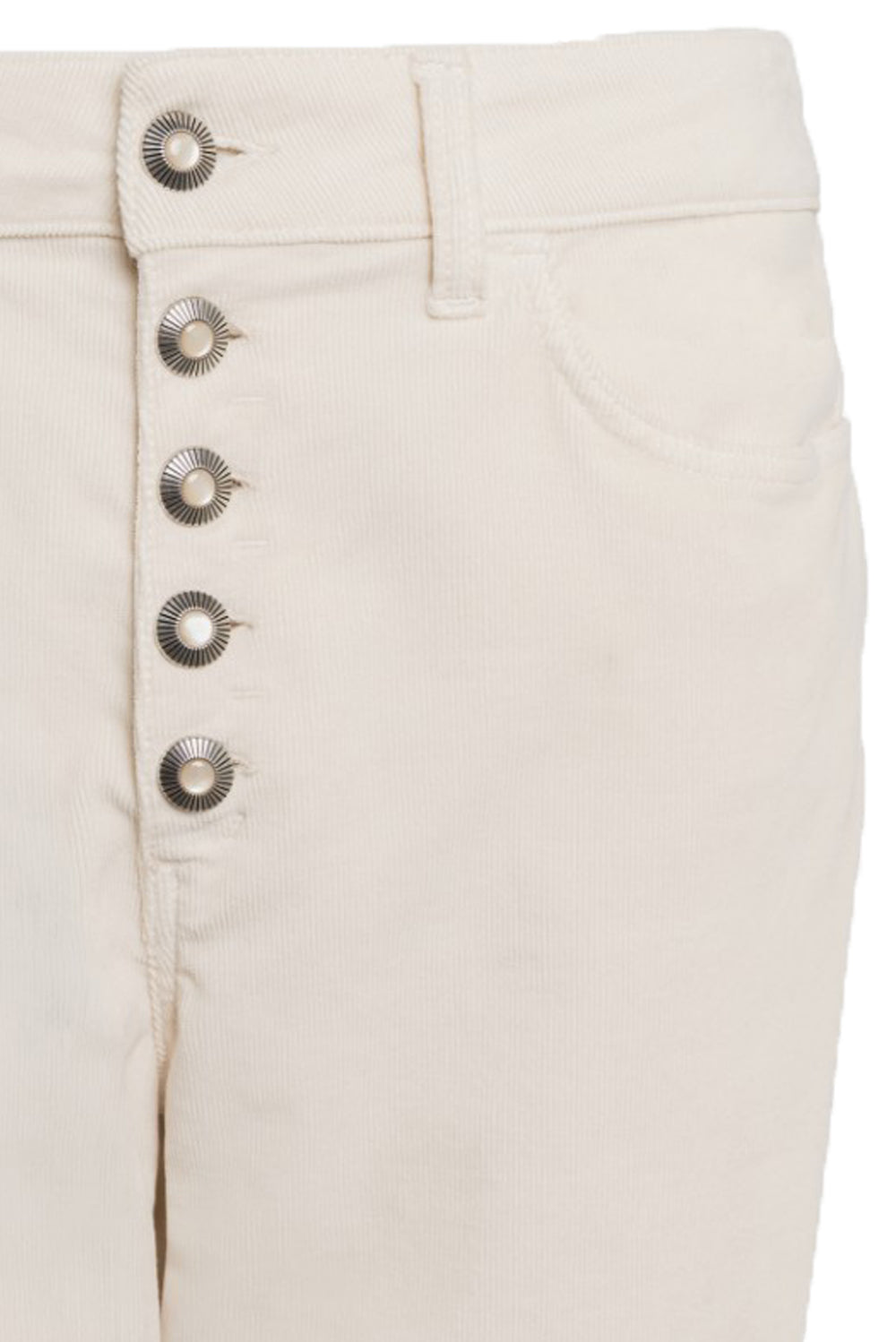  Dondup Jeans Donna Koons Loose Velluto 005 Ivory Woman - 3