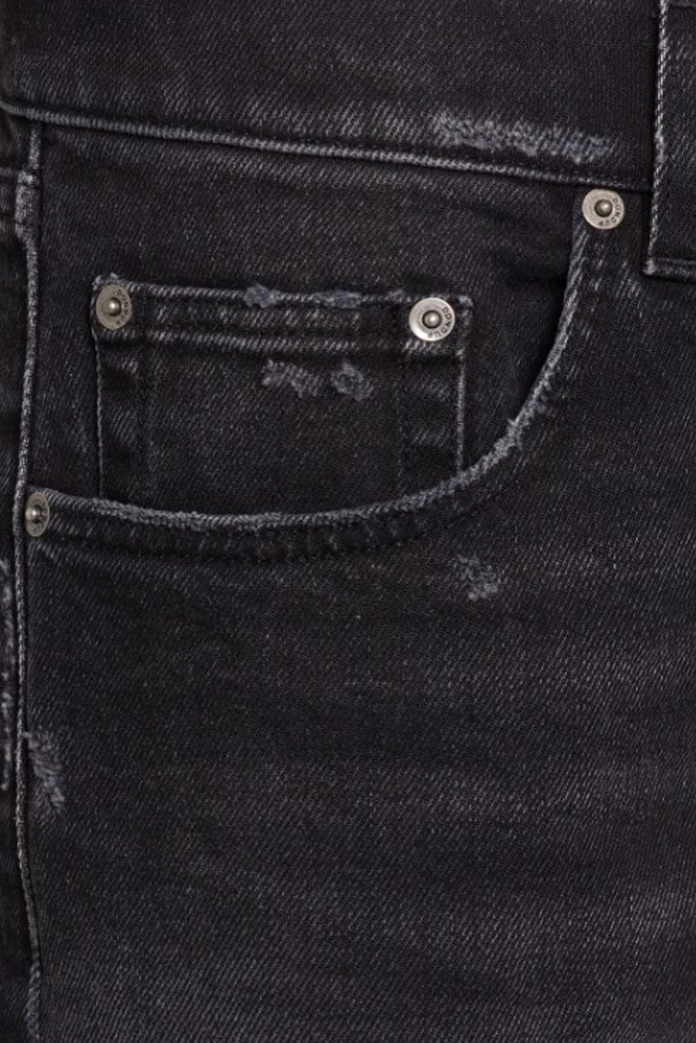  Dondup Jeans Uomo Icon 999 Black - 3