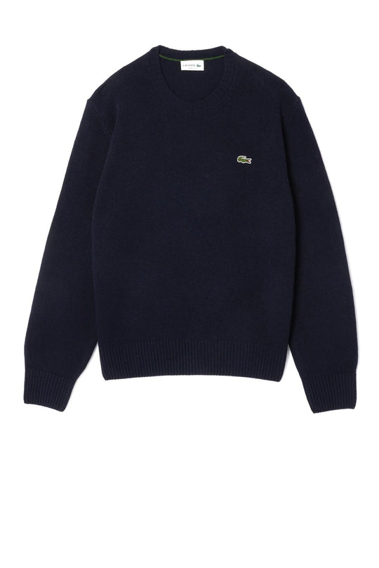 Lacoste Maglione a Girocollo in lana cardata