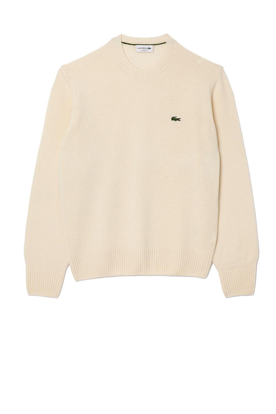 Lacoste Maglione a Girocollo in lana cardata
