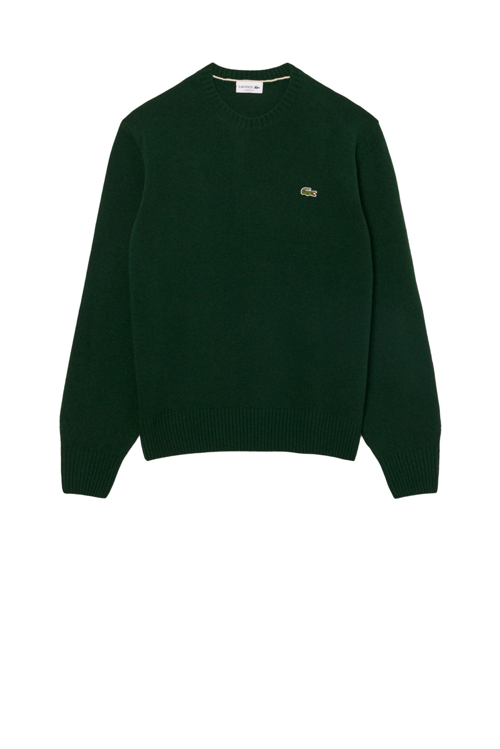  Lacoste Maglione A Girocollo In Lana Cardata Yzp Uomo - 1