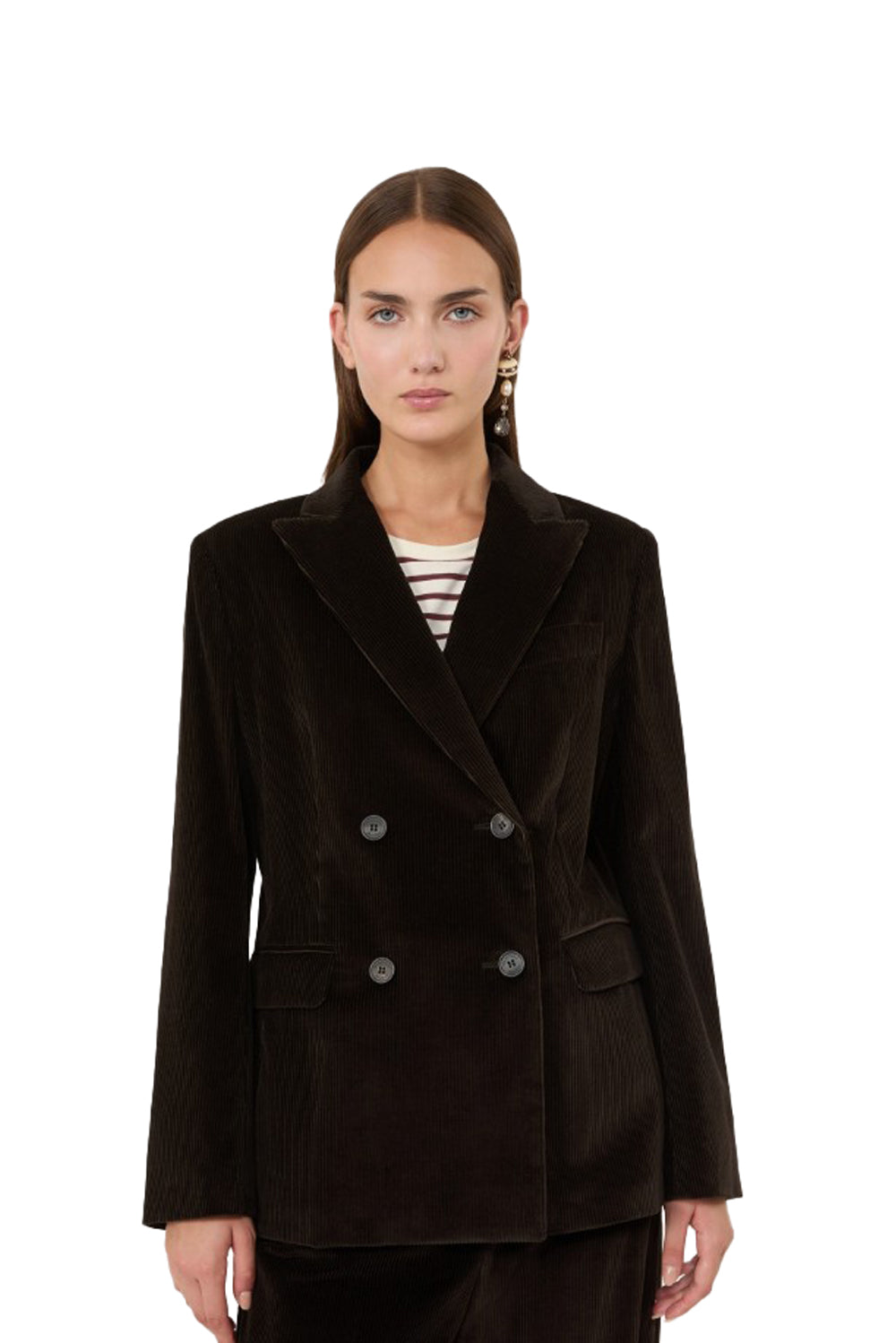  Max Mara Blazer Wkdkatanga 023 Marrone Woman - 2
