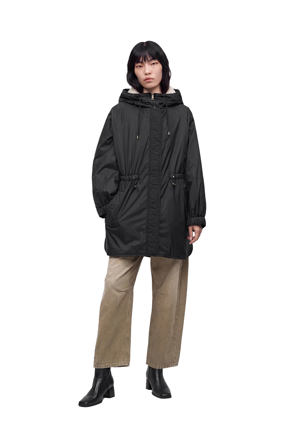  Max Mara Parka Wkdalcamo 005 Nero Woman - 2
