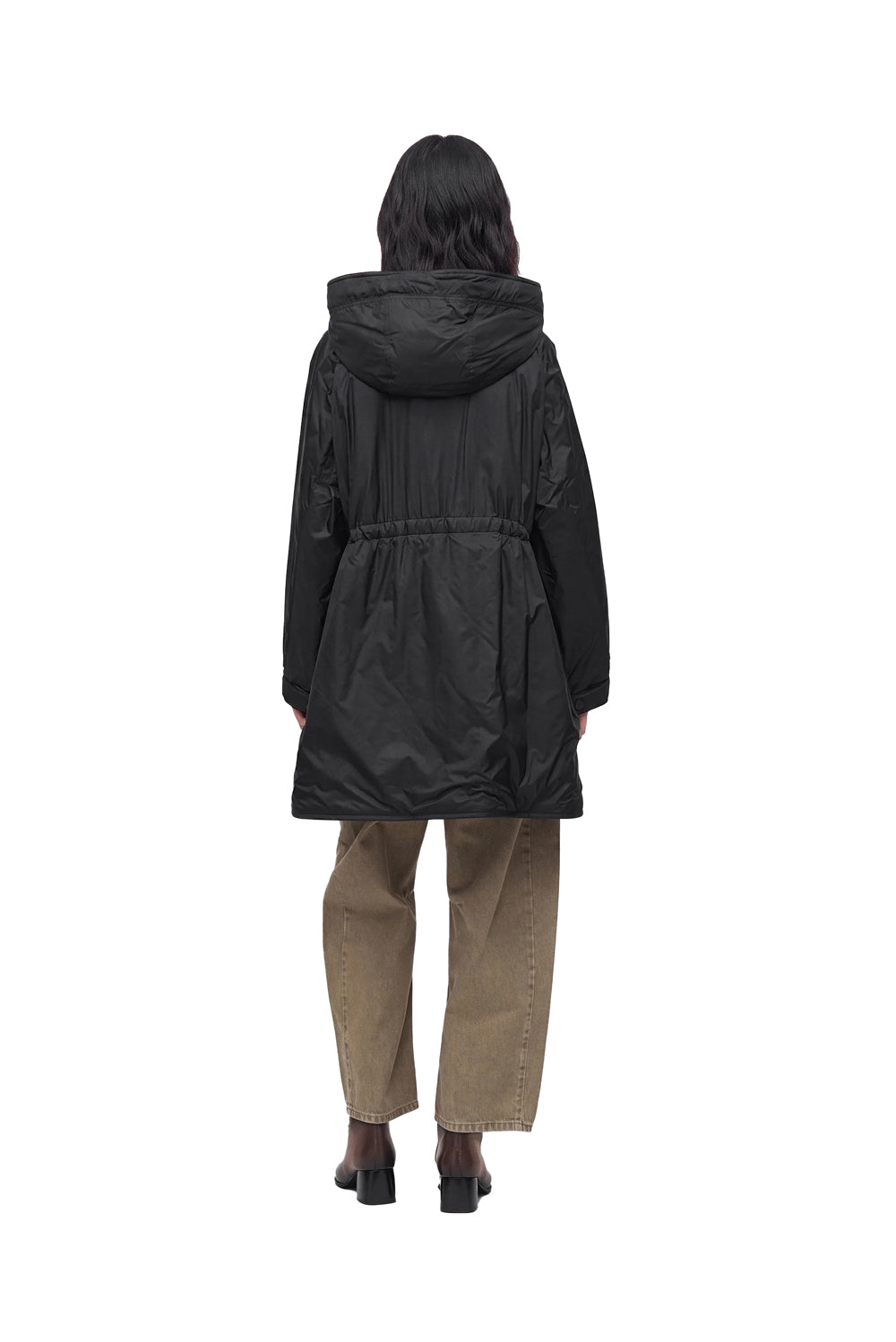  Max Mara Parka Wkdalcamo 005 Nero Woman - 3