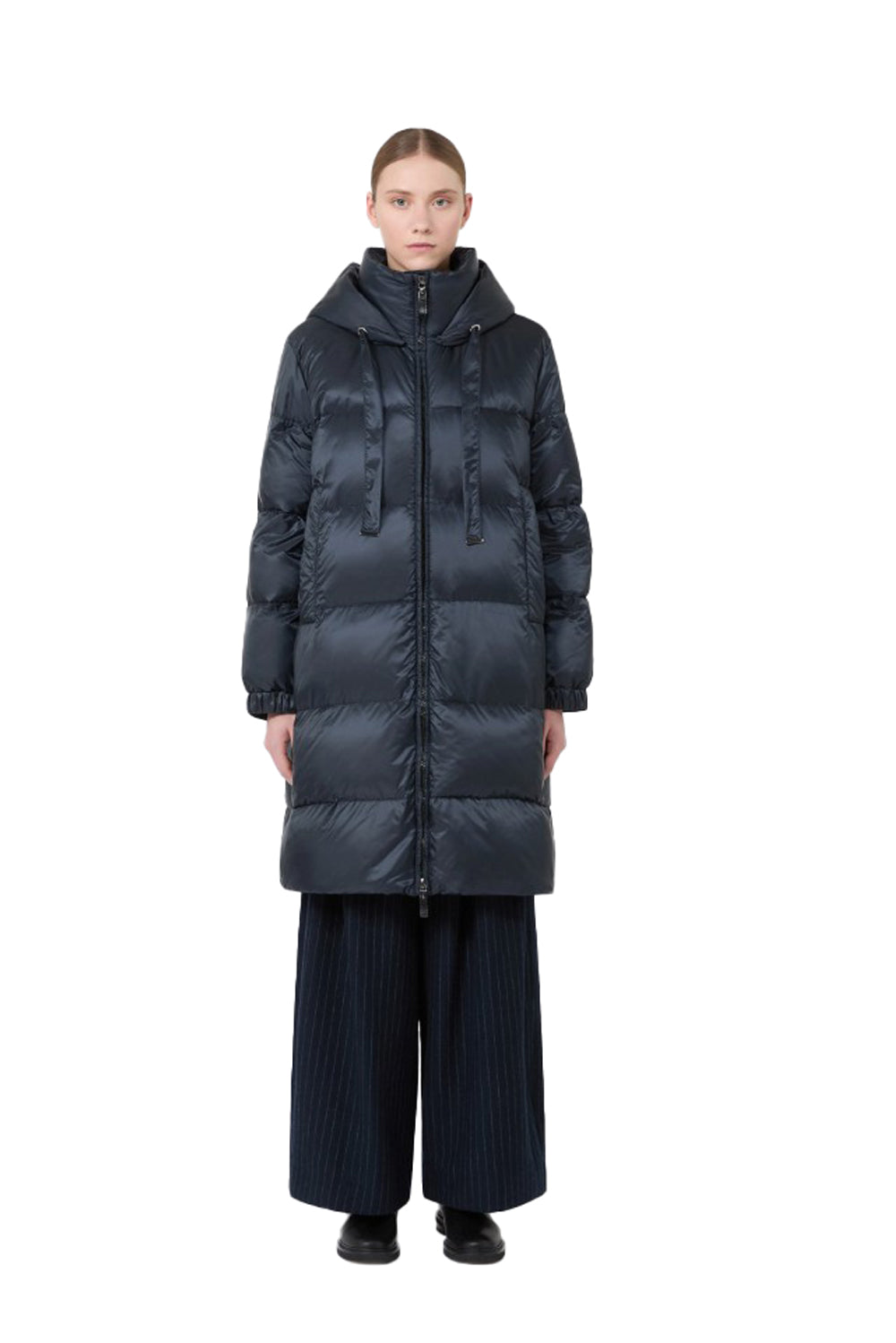  Max Mara Piumino Imbottito Midi Mtcmarte 008 Blu Woman - 2