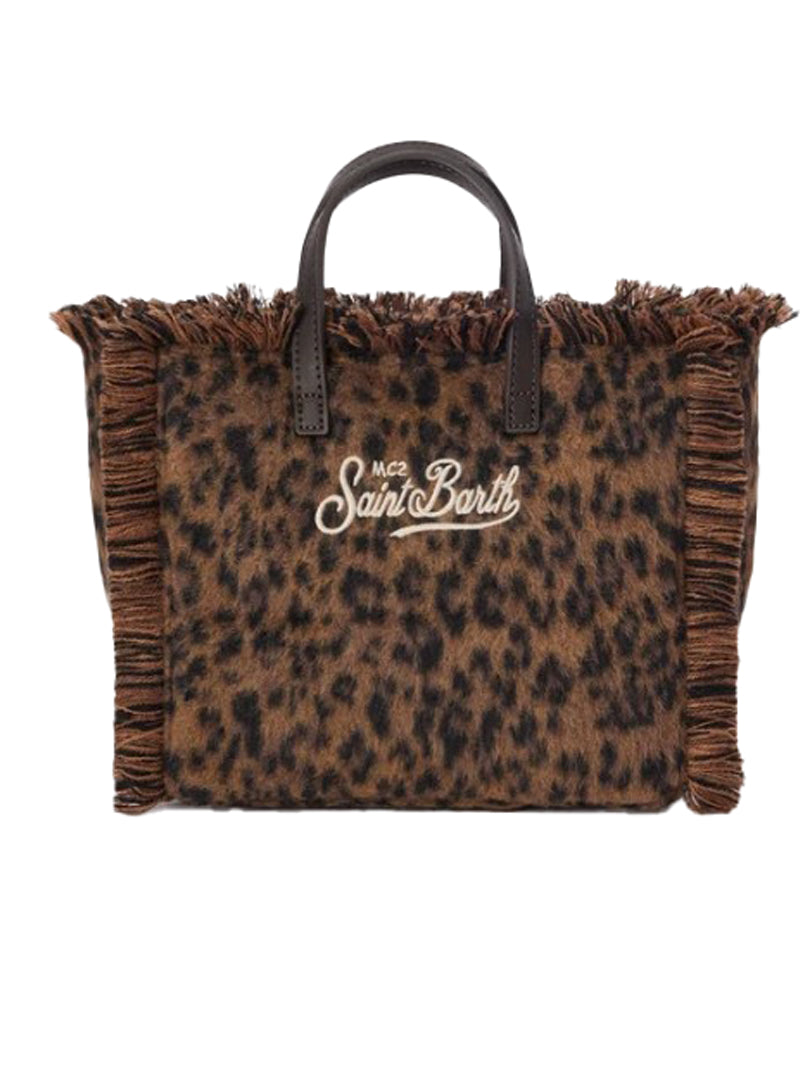  Mc2 Saint Barth Borsa Mini Vanity Dark Leopard 18 Emb Woman - 2