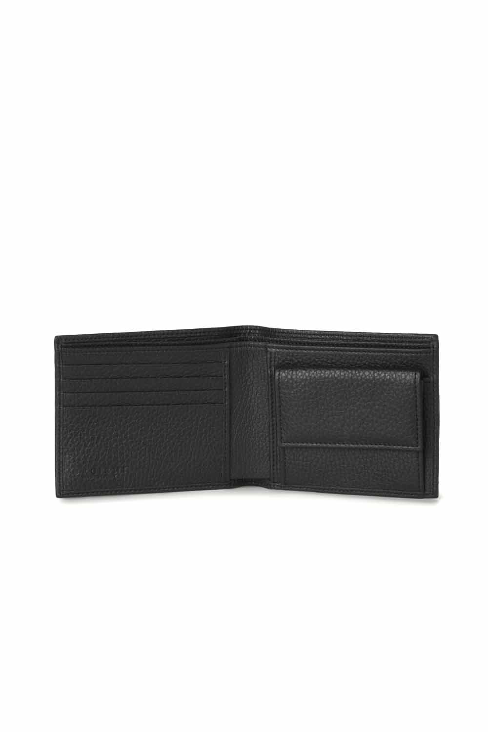  Orciani Portafoglio Billfold Lagoon Con Portamonete Nero Uomo - 3