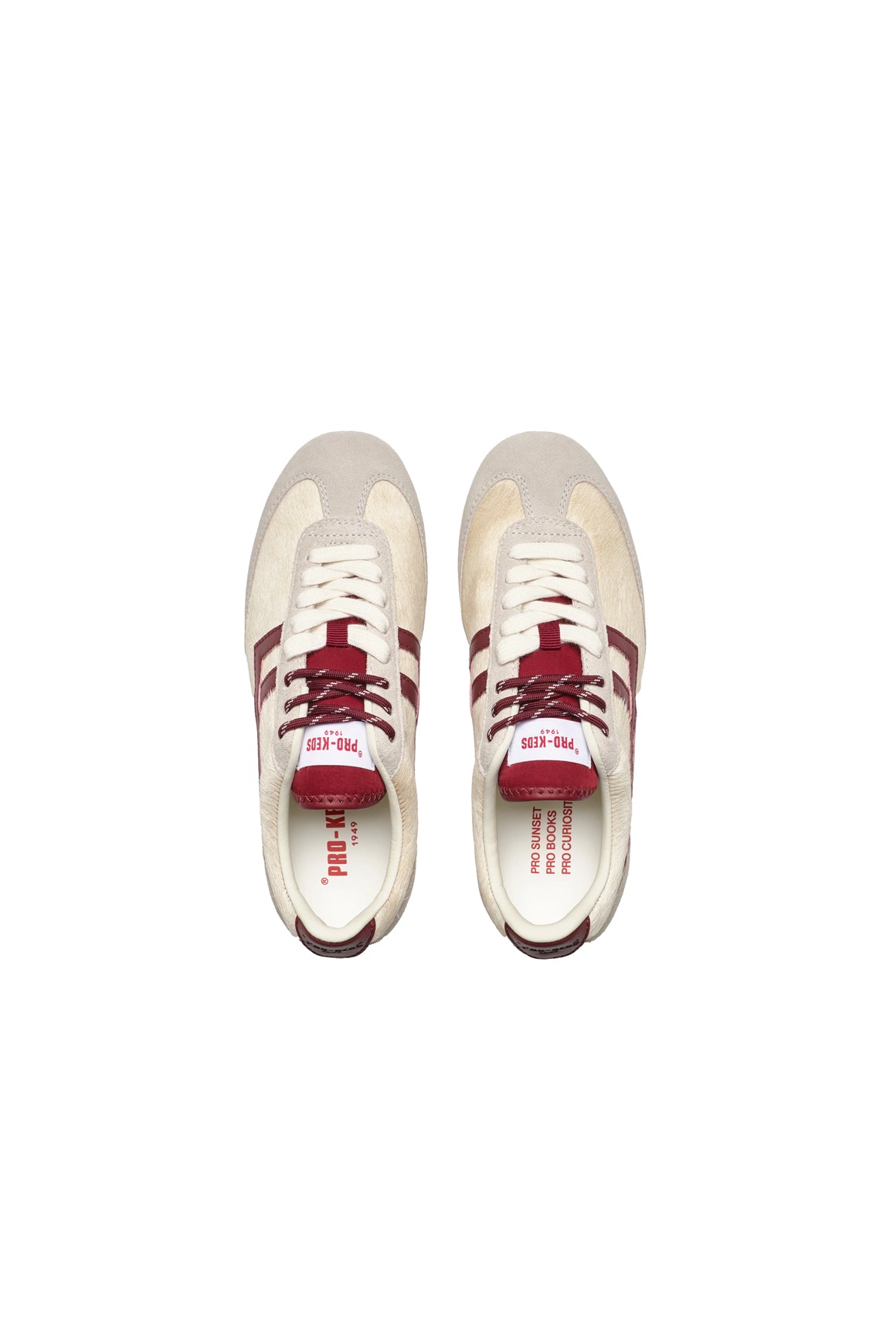  Pro-keds Sneakers Racer77 Ivory Bordeaux Woman - 4