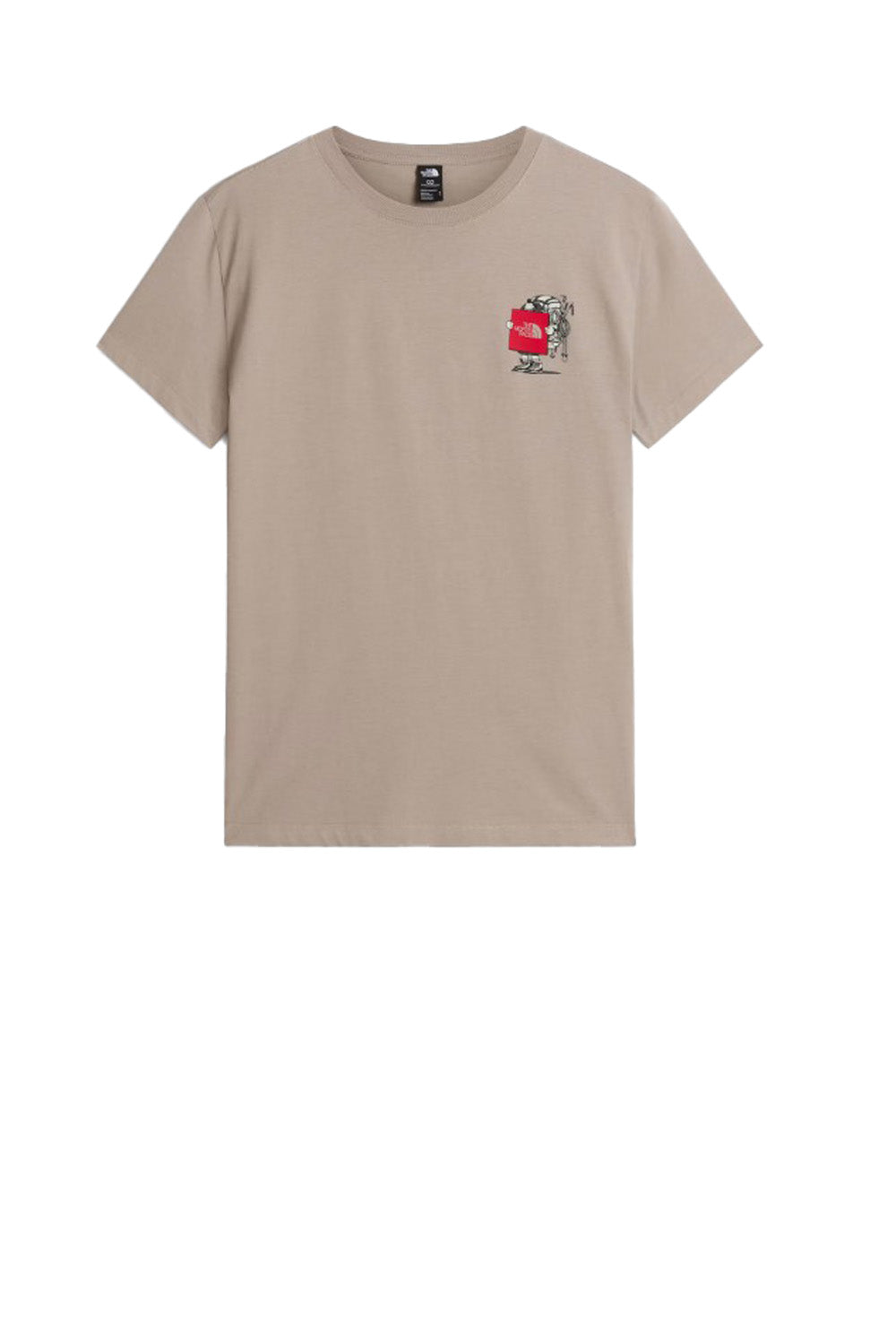  The North Face T-shirt Gear Up Get Out Graphic Stone Slab Uomo - 1