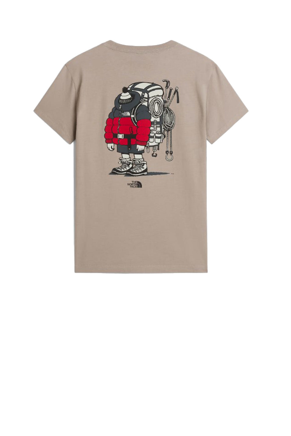  The North Face T-shirt Gear Up Get Out Graphic Stone Slab Uomo - 2