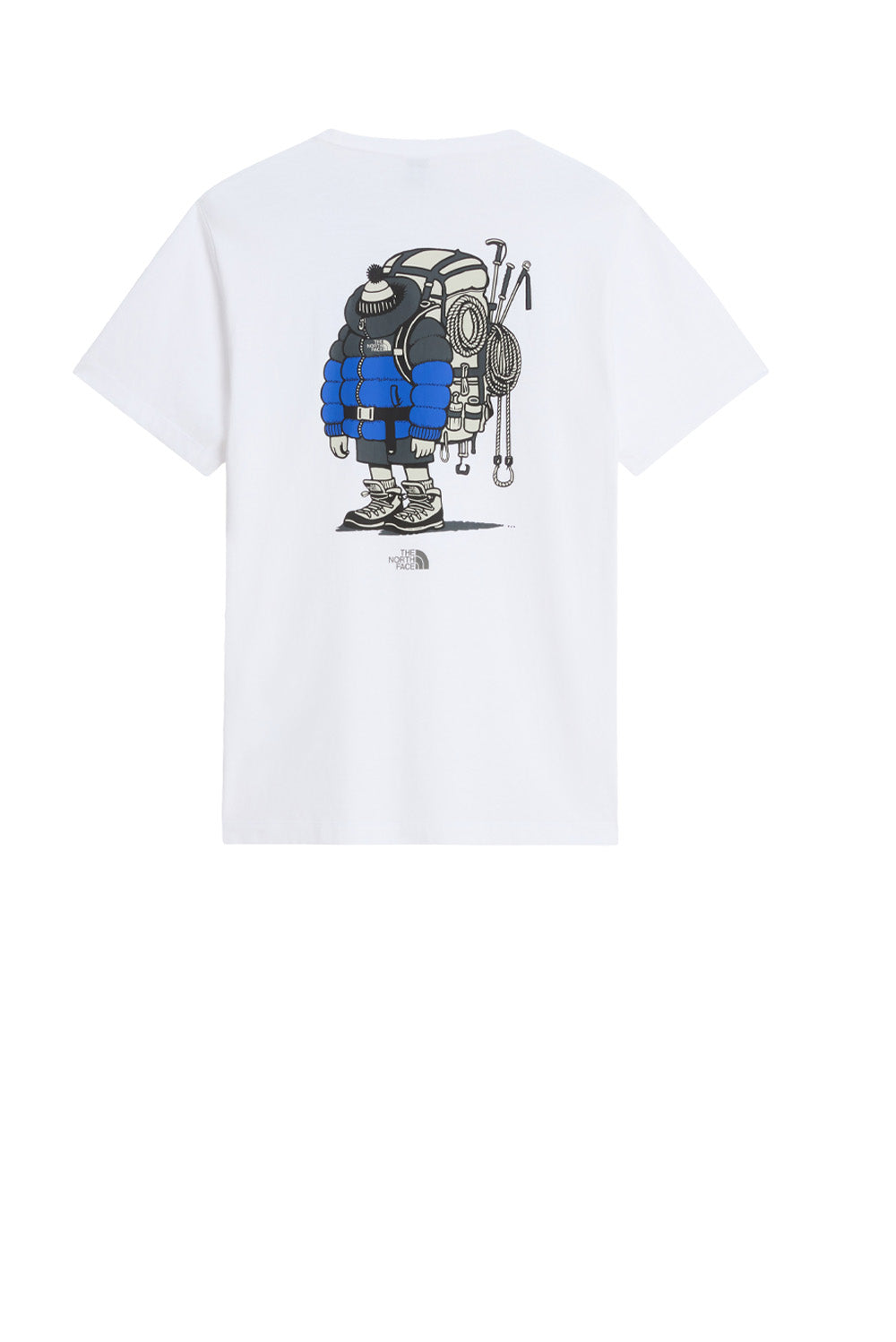  The North Face T-shirt Gear Up Get Out Graphic White Uomo - 2