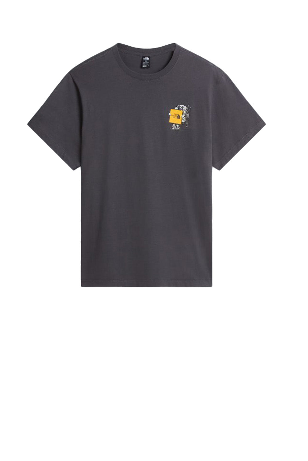  The North Face T-shirt Gear Up Get Out Graphic Grey Uomo - 1