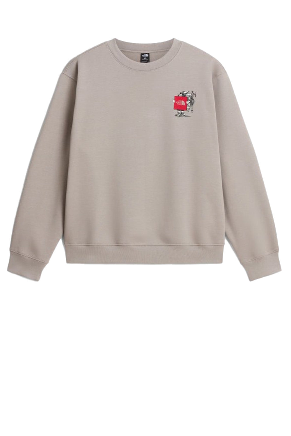  The North Face Felpa Gear Up Get Out Graphic Stone Slab Uomo - 1