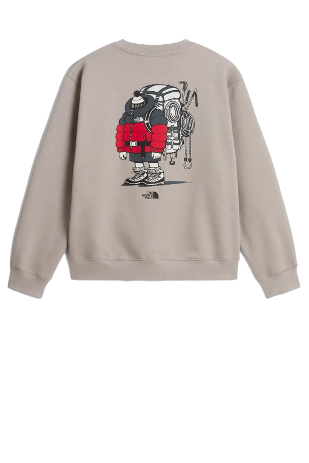  The North Face Felpa Gear Up Get Out Graphic Stone Slab Uomo - 2