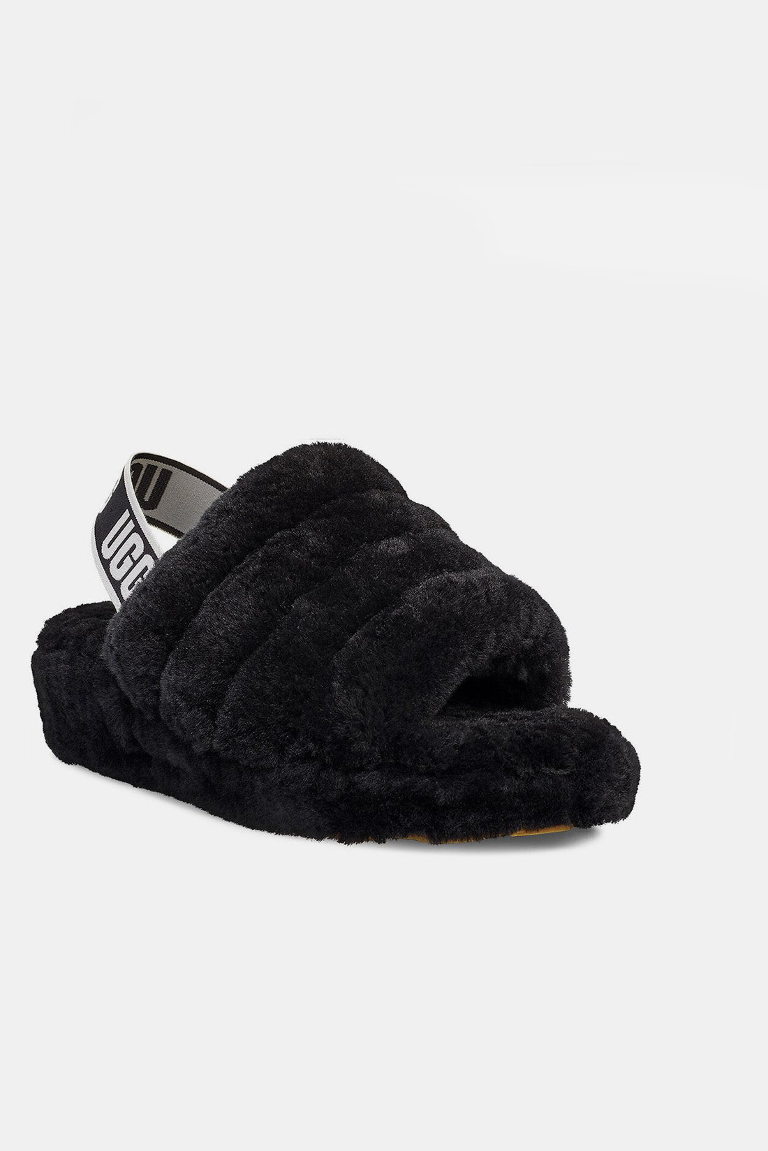  Ugg Fluff Yeah Slide Black Woman - 2