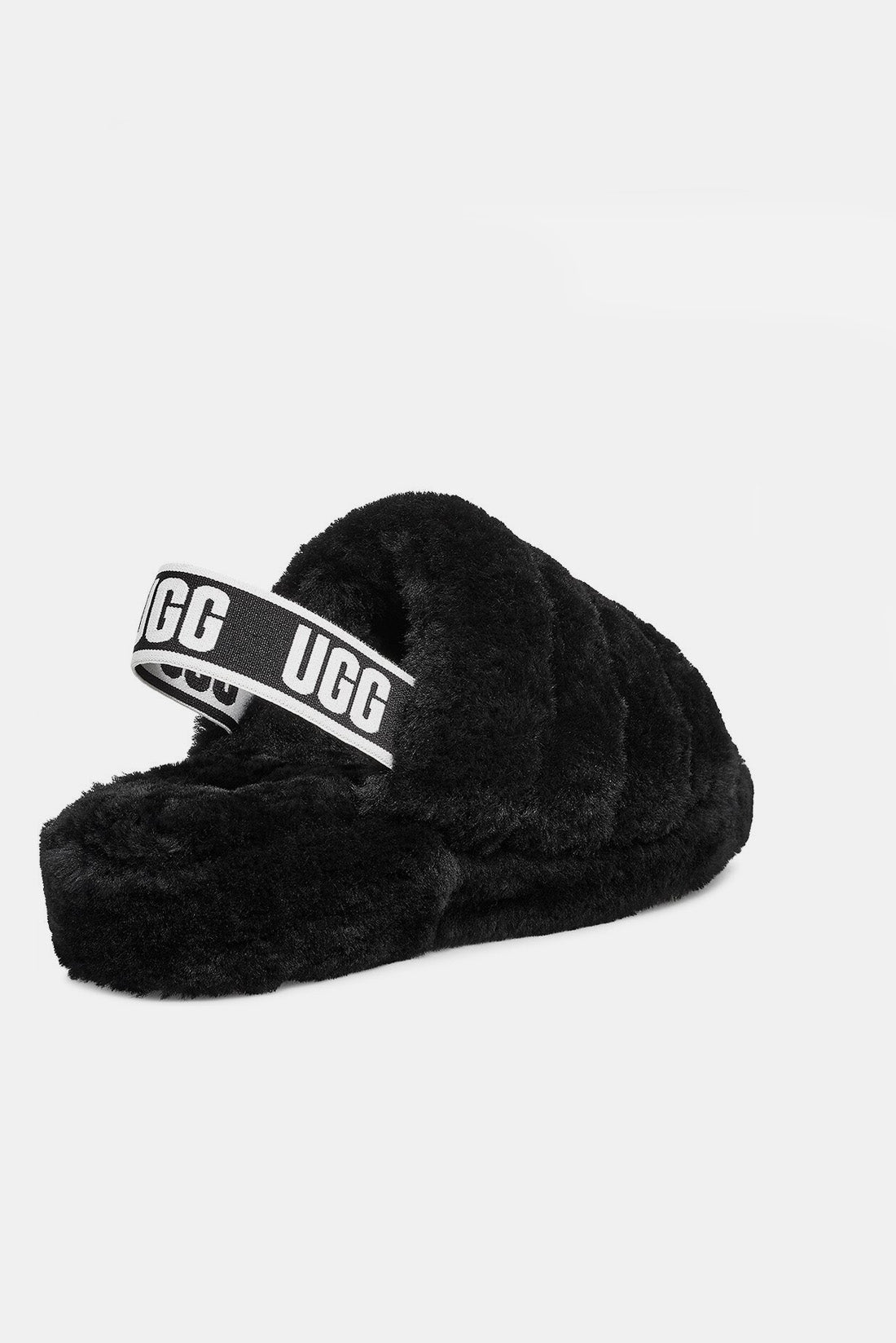  Ugg Fluff Yeah Slide Black Woman - 3